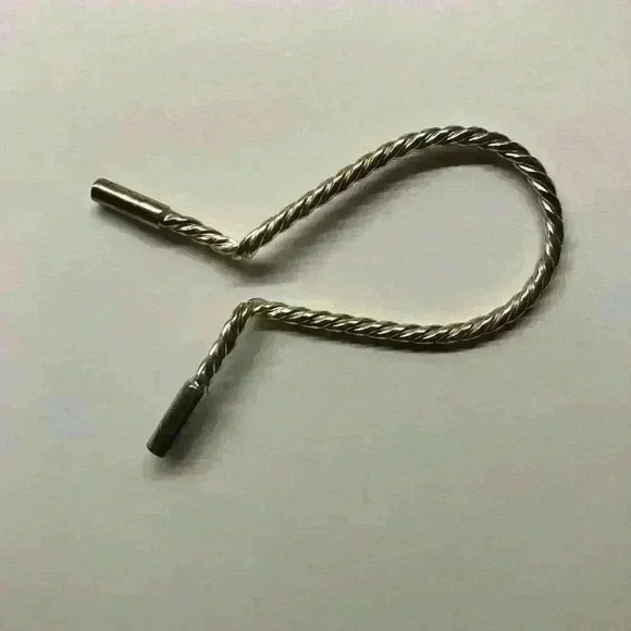 Dorfman Sterling Twist Rope Keychain - Picture 5 of 6